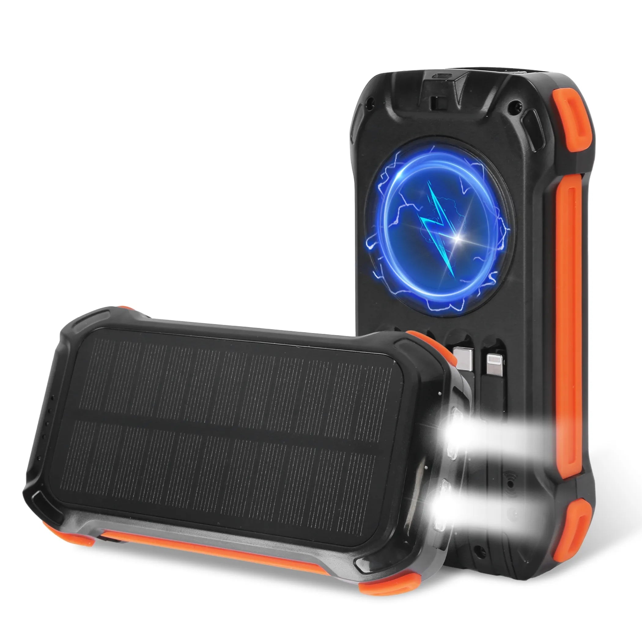 Linx Group 49800mAh Rugged Solar Power Bank with Wireless Charging Linx Group